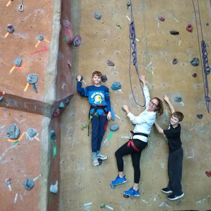 Climbing with my Boys